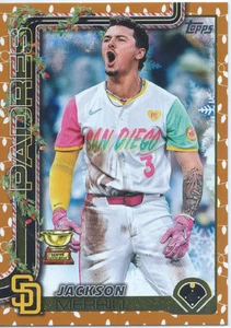 2025 Topps Holiday Gold Lights #H-30 Jackson Merrill - San Diego Padres - Bild 1 von 2