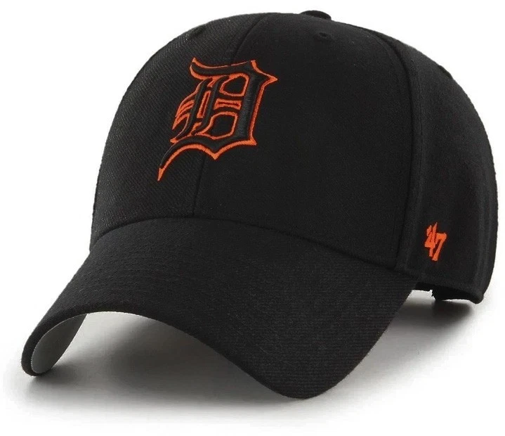 Auténtica gorra ajustable marca '47 MLB Detroit Tigers MVP/limpieza papá Foto 1 de 1