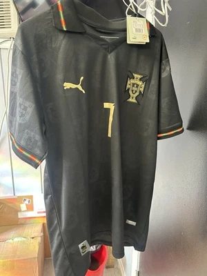 Camiseta Puma Portugal Cristiano Ronaldo 24/25 Negra Talla XL Foto 1 de 4