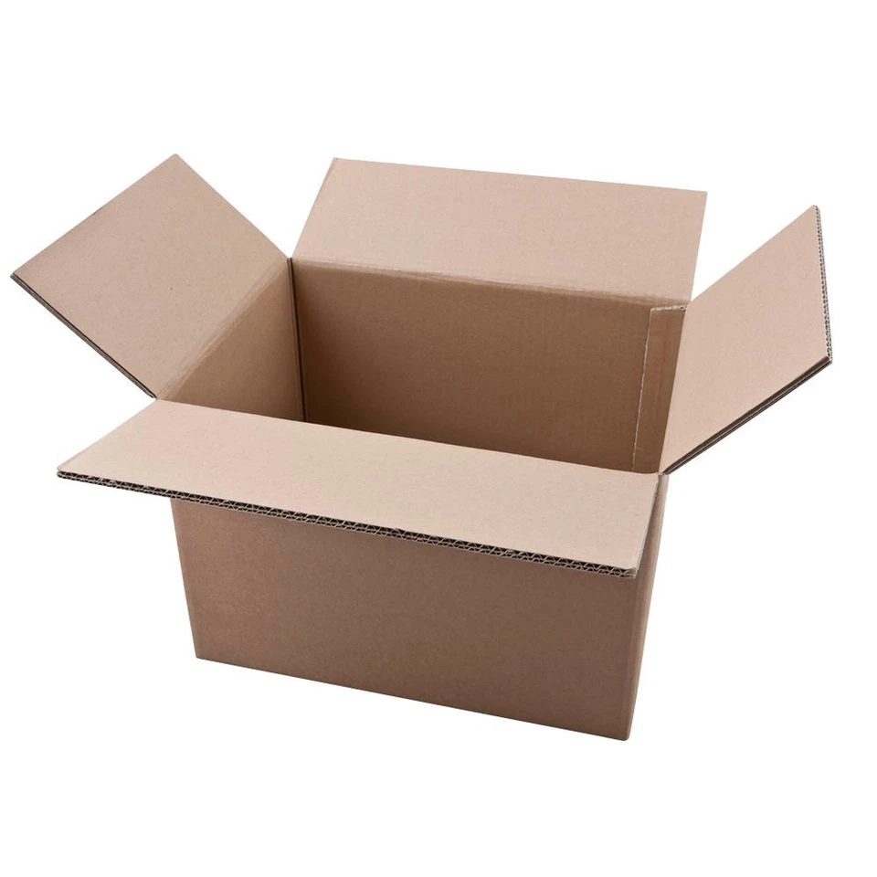 KEINE MARKE 20 Nestler Wellpapp-Faltkartons 2-wellig braun 39,3 x 28,8 x 27,8 cm Außenmaß