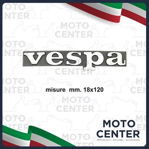 TARGHETTA VESPA ANTERIORE PIAGGIO VESPA PX 125 150 200 ARCOBALENO ('84-'97) - VE - Foto 1 di 1