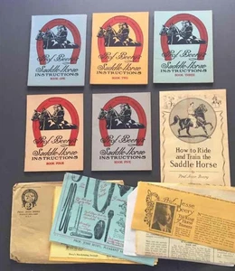 Prof. Berry's Saddle-Horse Instructions 194 Juego completo de 5+ Berry Riding - Imagen 1 de 10