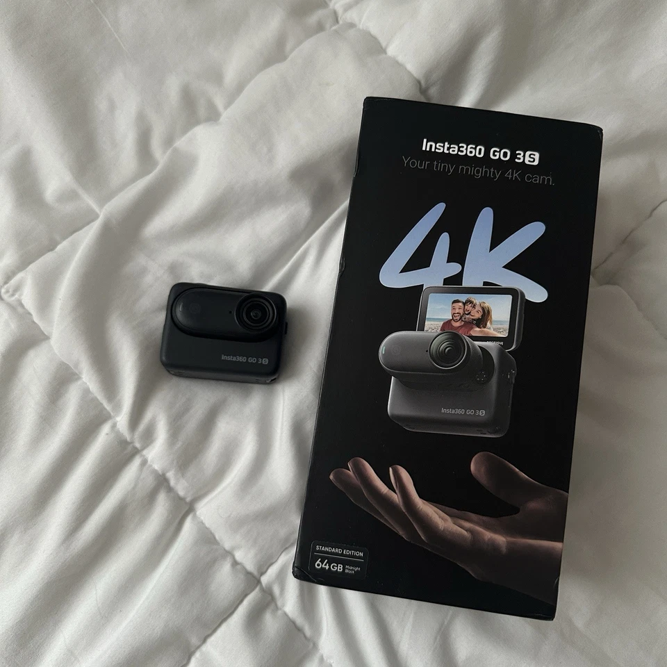 Insta360 - GO 3S (128GB) Action Camera - Black - Image 1 of 4
