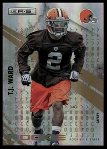 2010 Panini Rookies & Stars #241 T.J. Ward Longevity Parallel Gold #/49 - Picture 1 of 2
