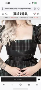 Disturbia Aerial Wrap Harness Size S-M - Picture 1 of 2