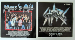 HEAR N AID Stars LP & 12" Maxi Netherland Press DIO Mötley Crue JUDAS PRIEST etc - Picture 1 of 4