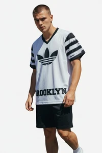 Adidas Originals Big Logo Tshirt Brooklyn Nets Streetwear Gr. XS Oversize - Bild 1 von 9