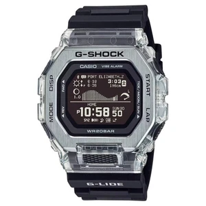 NEW CASIO G-SHOCK GBX100S-1 G-LIDE BLUETOOTH BLACK / TRANSPARENT DIGITAL WATCH - Imagen 1 de 1