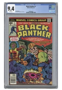 Black Panther #1 CGC 9.4 1977 White Pages Solo Title - Bild 1 von 5