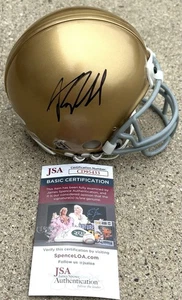 RILEY LEONARD SIGNED Mini Helmet JSA COA NOTRE DAME IRISH Colts - Foto 1 di 3