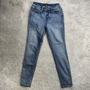 Judy Blue Los Angeles Skinny Fit Mid Rise Jeans Womens Size 7/28 Stretch Denim - Picture 1 of 17