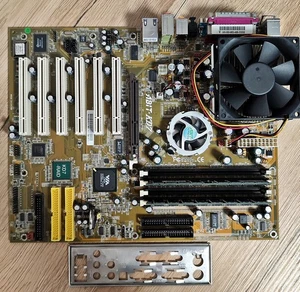 Abit KD7-RAID V1.1 Socket A 462 DDR Retro AMD Motherboard + Athlon XP CPU + RAM - Picture 1 of 15