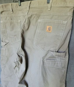 Carhartt Mens Loose Orginal FIt Canvas Carpenter Jean B159-MUS Workwear 40x34 - Picture 1 of 10