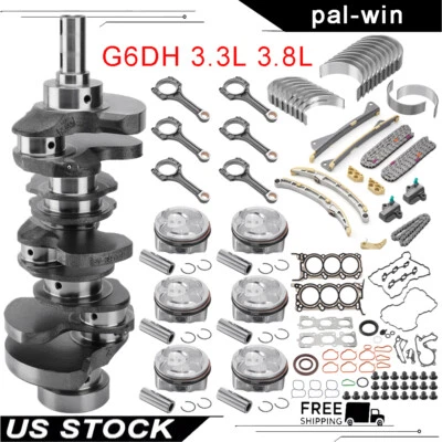 Kit de revisión de reconstrucción de motor G6DH 3,3 L para Hyundai Santa Fe Kia Sorento 2011-2019 Foto 1 de 4