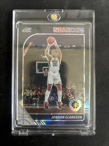 2019-20 Panini NBA Hoops Premium Stock - Jordan Clarkson #33 Black Ice 1/1 - Picture 1 of 3