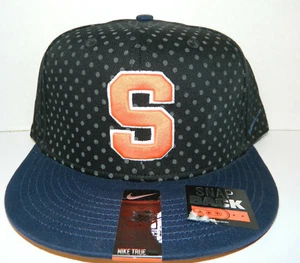 Syracuse Orange SU Black Hat Nike ADult size Cap SNAP BACK DNA True Basketball - Picture 1 of 8