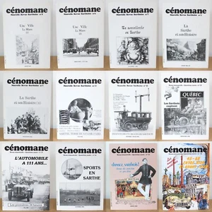 12 Zeitschriften Cenomane Nouvelle Revue Sarthoise Nr. 5 bis 16 1982/5 - Bild 1 von 22