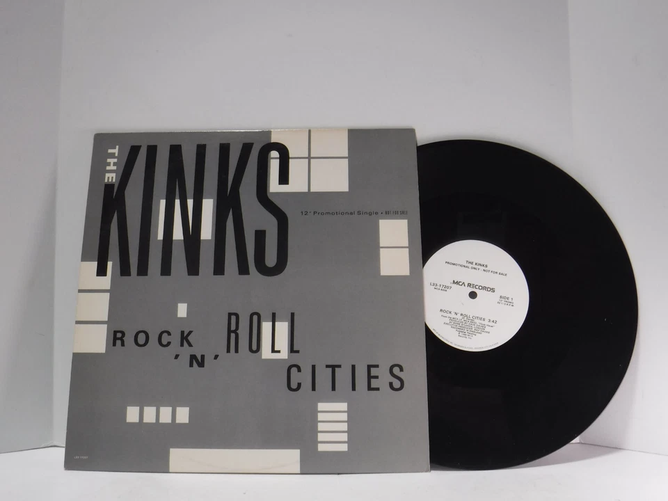 The Kinks Rock N Roll Cities MCA 12" Single Promo Vinyl VG 062123ASR2 - Image 1 of 1