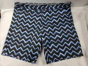 NWT Tommy Hilfiger Mens Casual Shorts 100% Cotton Blue Black White Sz 38 - Picture 1 of 6