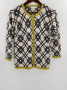 Spartina 449 - Merino Wool Seven Oaks Cardigan Mermaid Buttons Women Size SMALL - Picture 1 of 9