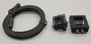 GERBER HS15 Plotter - Carriage Feed Belt & Pulley Tensioner Lot - Picture 1 of 4