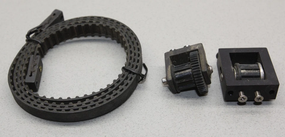 GERBER HS15 Plotter - Carriage Feed Belt & Pulley Tensioner Lot - Image 1 of 4