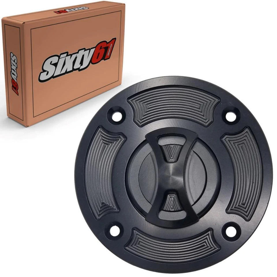 GSXR 750 Tapa Gas Suzuki 1997-1999 2000 2001 2002 2003 Negro Tanque Combustible Sin Llave Foto 1 de 1