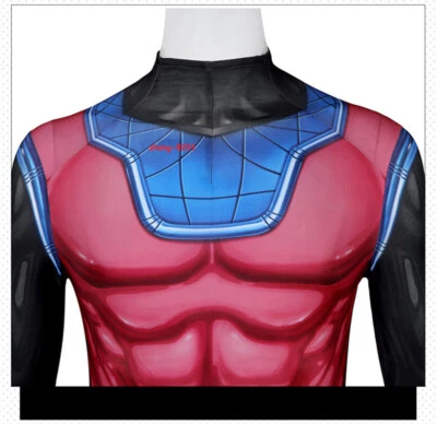 Anime X-Men '97 Gambit Jumpsuit Suit Halloween Costume Cosplay Bodysuit Tights - Image 1 of 4