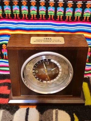 Reloj de Colección Raro Golf Serie Mundial Bulova Executive Hora Mundial (Sin Probar) Foto 1 de 4