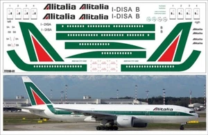 Boeing 777-200ER ALITALIA 1/144 PAS-DECALS 777200-01 - Picture 1 of 1