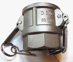 Kuriyama SS-D150 316 SS Part D Female Coupler x Female 2 1/2 - Picture 1 of 3