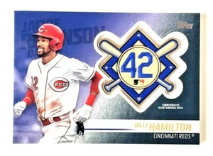2018 Topps Update Billy Hamilton Jackie Robinson Day Parche Jrp-Ba Reds - Imagen 1 de 1