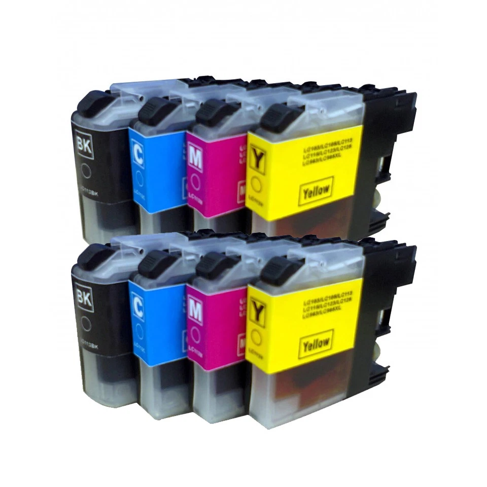 8 tintas LC203 para Brother LC203 XL MFC-J485DW MFC-J5520DW MFC-J5720DW LC-203XL Foto 1 de 1
