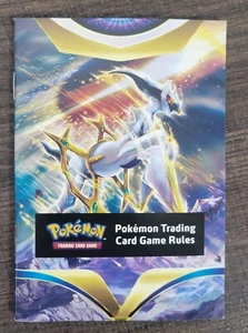 Pokemon TCG Trading Card Game Rules Book Arceus Artwork Sword & Shield Booklet - Picture 1 of 1