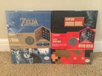 Nintendo Legend of Zelda Breath of the Wild & Super Mario Coin Collectors Albums