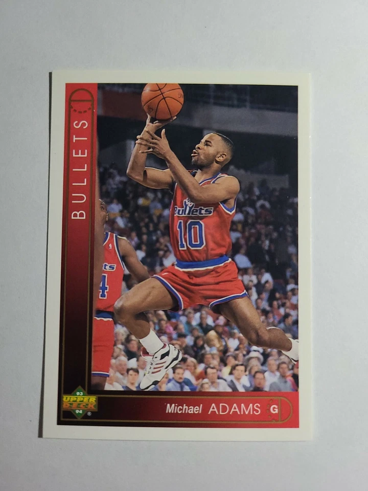 MICHAEL ADAMS 1993-94 UPPER DECK BASKETBALL CARD # 29 D6650 - Image 1 of 1