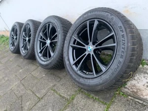 Winterräder 17 Zoll BMW 5er G30 G31 V Speiche 631 Winterreifen Runflat DOT17 Bl - Bild 1 von 8