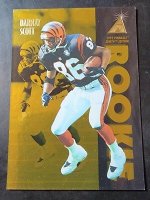 1995 Pinnacle Zenith Football #Z140 Darnay Scott  - Image 1 of 2