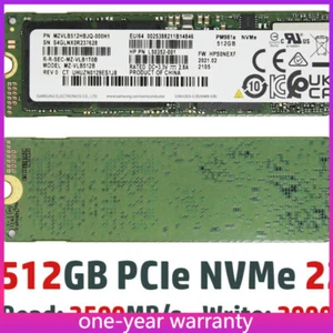 SSD - Samsung PM981a 512GB MZ-VLB512B PCIe NVMe M.2 2280 - Afbeelding 1 van 2