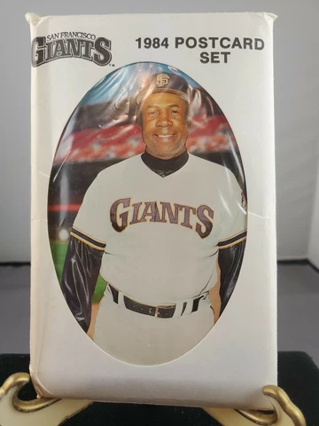 1984 San Francisco Giants 31 Post Card Set MLB Frank Robinson Glossy RPPC Cover