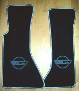 Fussmatten für Chevrolet Corvette C4 Autoteppiche schw/grau - Bild 1 von 1