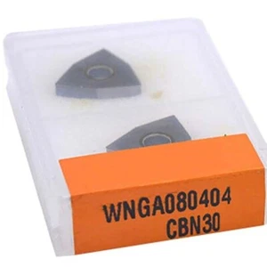 2 Stück WNGA080404 CBN30 WNGA431 CBN30 CNC Hartmetalleinsatz für hochharten Stahl - Bild 1 von 3