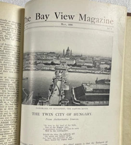 1905 BAY VIEW MAGAZINE bound volume international news arts history vol 13 1 - 8 - Picture 1 of 18