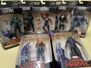 2018 Marvel Legends Captain Marvel COMPLETE SET OF 7 Action Figures NIB - Picture 1 of 12