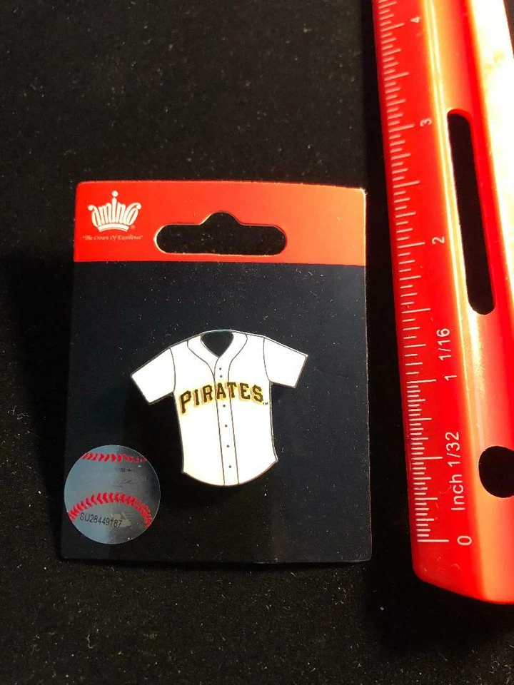Pittsburgh Pirates Jersey Pin - NEW - Butterfly Clasp - MLB Licensed - Image 1 of 1