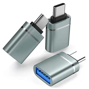 USB C to USB Adapter 3-Pack USB C Male to USB 3.0 Female Adapter Compatibllity - Picture 1 of 8