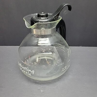 Chaleira Café Brew Glass 12 xícaras fogão assobio copo Medelco Schott - Imagem 1 de 4