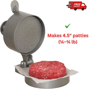 Burger Press, Makes 4 1/2" Diameter Patties for Hamburger, Crab Cakes, Non-Stick - Picture 1 of 8