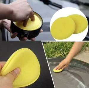 12x Almohadillas aplicadoras de esponja de espuma de cera para automóvil Valet pulido coche furgoneta reutilizables - Imagen 1 de 5