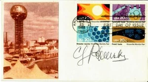 “Renowned Architect"Clarence Paderewski Hand Written Envelope COA - Picture 1 of 2